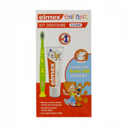 KIT DENTAIRE ENFANT 3- 6 ANS SABLIER BOULE & BILL ELMEX