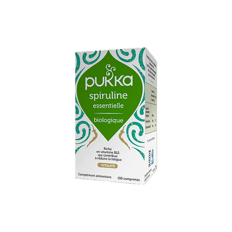 SPIRULINE BIO 150 COMPRIMES PUKKA SPIRULINE BIO 150 COMPRIMES PUKKA