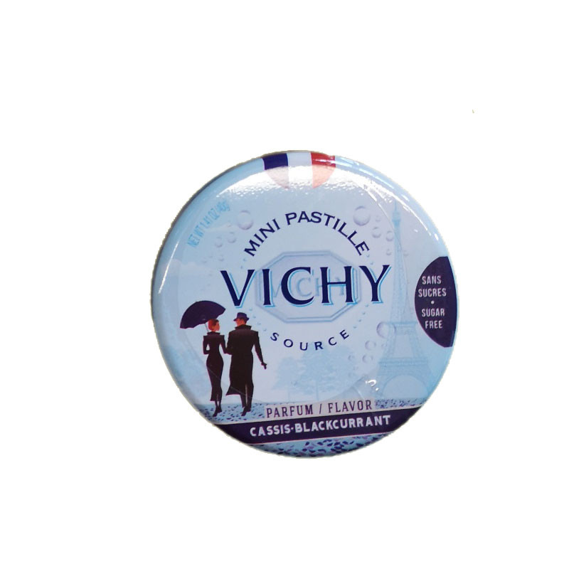 MINI PASTILLE CASSIS BOITE METAL 40G VICHY