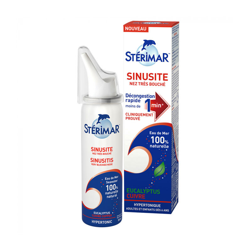 SPRAY SINUSITE NEZ TRES BOUCHÉ 50ML STERIMAR