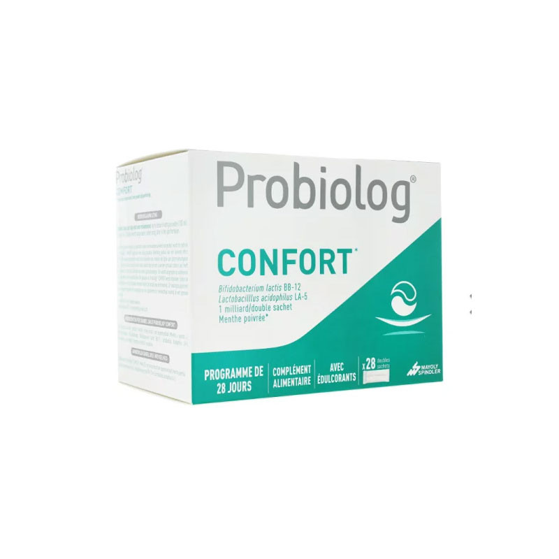 PROBIOLOG CONFORT 28 DOUBLES SACHETS MAYOLY SPINDLER PROBIOLOG CONFORT 28 DOUBLES SACHETS MAYOLY SPINDLER