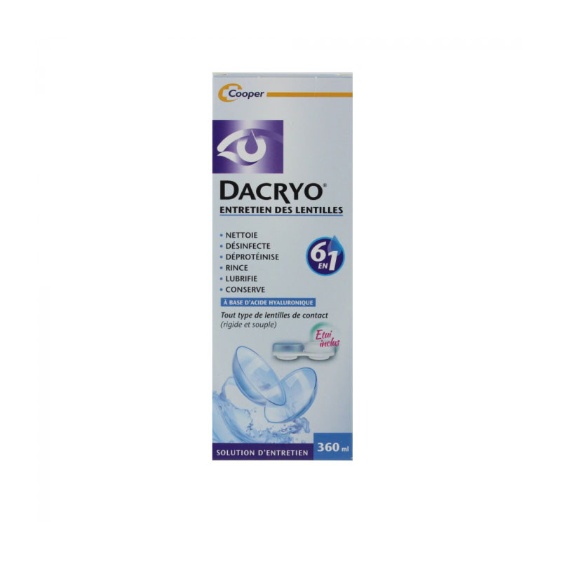 DACRYO LENTILLES 6 EN 1 360ML COOPER