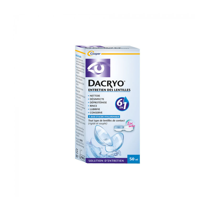 DACRYO LENTILLES 6 EN 1 50ML COOPER