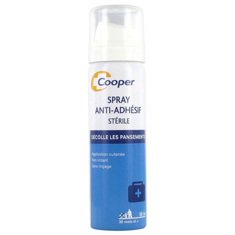 SPRAY ANTI ADHESIF STERILE 50ML COOPER SPRAY ANTI ADHESIF STERILE 50ML COOPER