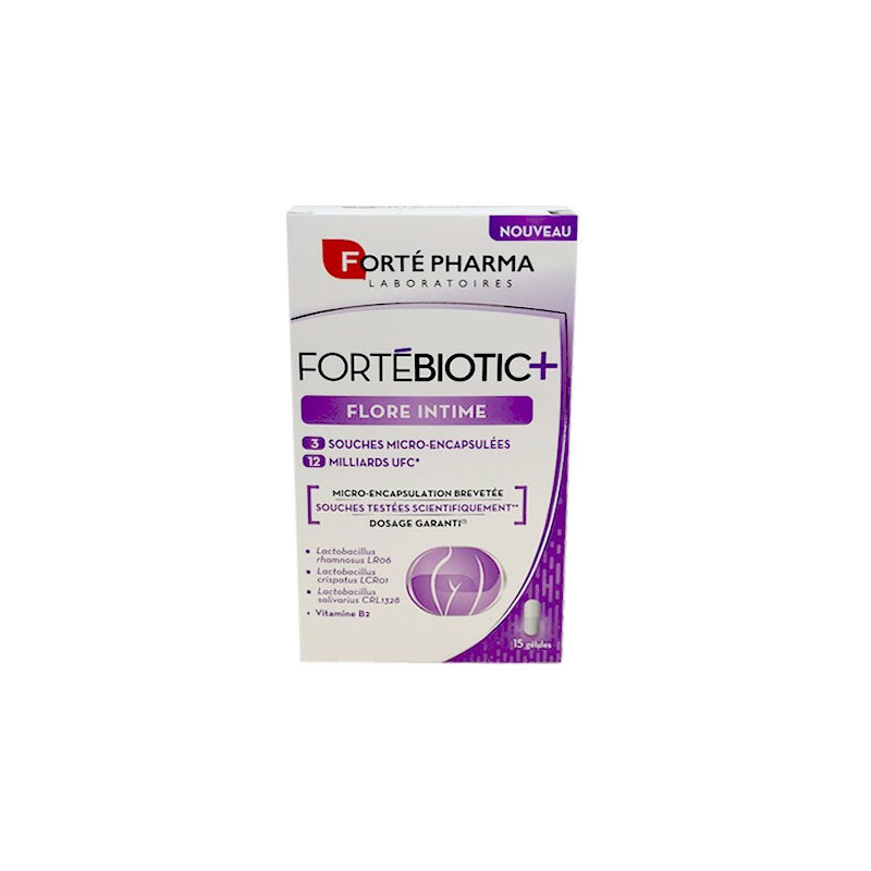 FORTEBIOTIC+ FLORE INTIME 15 GELULES FORTE PHARMA