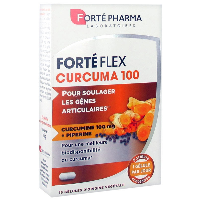 FORTEFLEX CURCUMA 100 - 15 GELULES FORTE PHARMA