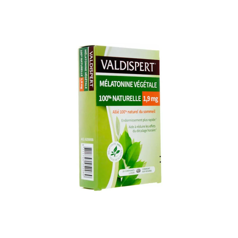 VALDISPERT MELATONINE VEGETALE 1,9 mg 20 COMPRIMES VALDISPERT MELATONINE VEGETALE 1,9 mg 20 COMPRIMES