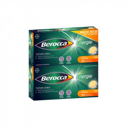 BEROCCA ENERGIE LOT DE 2 X 30 COMPRIMES EFFERVESCENTS BAYER