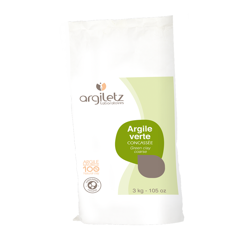 ARGILE VERTE CONCASSEE 3KG ARGILETZ