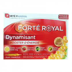 FORTE ROYAL DYNAMISANT BOOSTER D ENERGIE 20 AMPOULES FORTE PHARMA