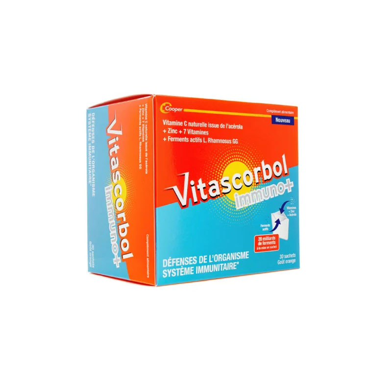 VITASCORBOL IMMUNO+ 30 SACHETS COOPER VITASCORBOL IMMUNO+ 30 SACHETS COOPER