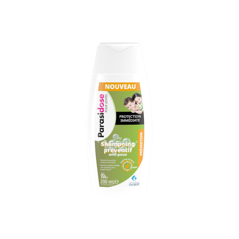 PARASIDOSE SHAMPOOING PREVENTIF ANTI-POUX LENTES 200ML GILBERT LABORATOIRES PARASIDOSE SHAMPOOING PREVENTIF ANTI-POUX LENTES 200ML GILBERT LABORATOIRES