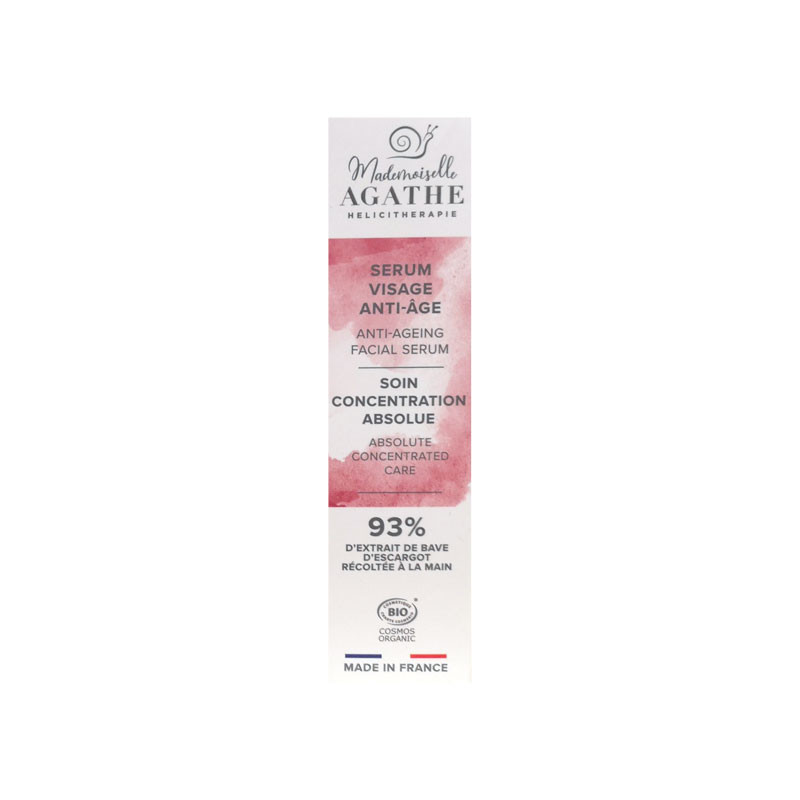 SÉRUM ANTI-ÂGE BIO SOIN VISAGE 30ML MLLE AGATHE SÉRUM ANTI-ÂGE BIO SOIN VISAGE 30ML MLLE AGATHE