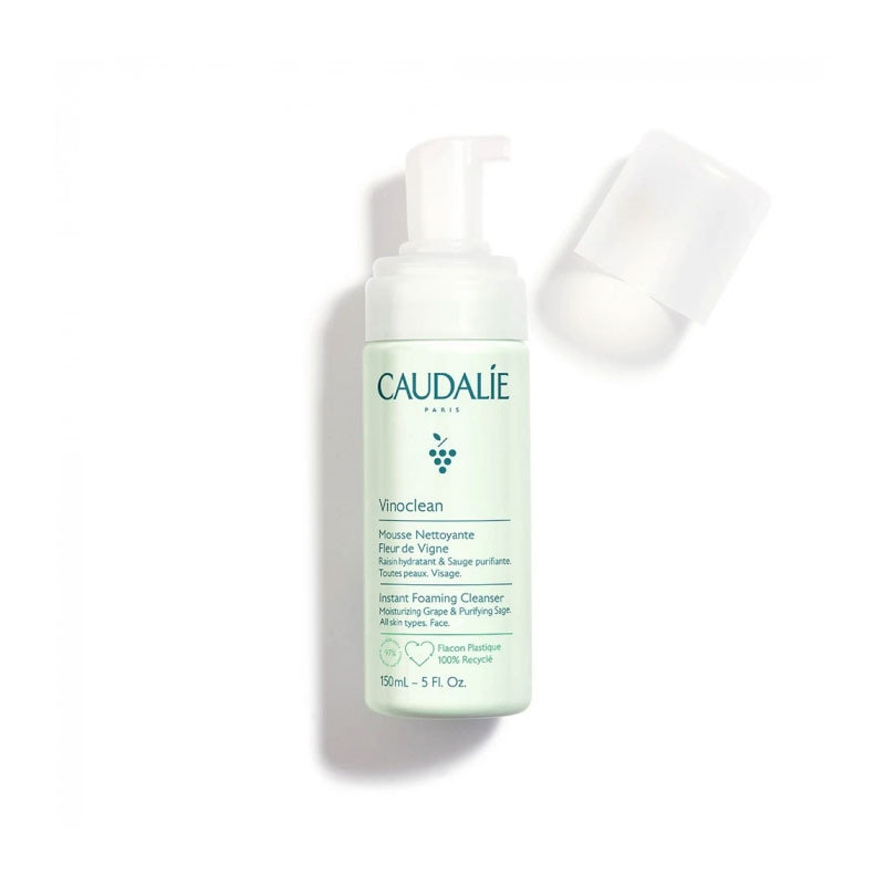 VINOCLEAN MOUSSE NETTOYANTE FLEUR DE VIGNE 150ML CAUDALIE VINOCLEAN MOUSSE NETTOYANTE FLEUR DE VIGNE 150ML CAUDALIE