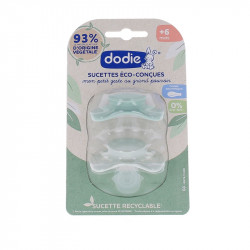 SUCETTES ECO CONÇUES ANATOMIQUES +6 mois DODIE