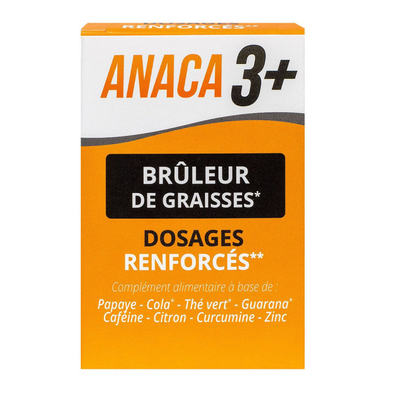 ANACA 3+ BRULEUR DE GRAISSES 120 GELULES NUTRAVALIA