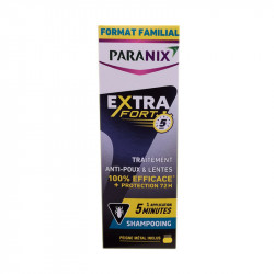 PARANIX EXTRAFORT SHAMPOOING ANTIPOUX et LENTES 5 MINUTES 300 ml