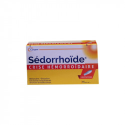 SEDORRHOIDE 8 SUPPOSITOIRES COOPER