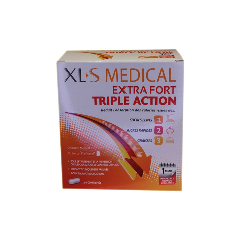EXTRA FORT TRIPLE ACTION 120 COMPRIMES XLS MEDICAL