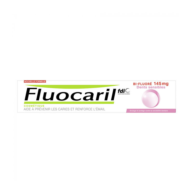 DENTIFRICE BI FLUORE 145mg DENTS SENSIBLES 75ML FLUOCARIL COSMETIQUE DENTIFRICE BI FLUORE 145mg DENTS SENSIBLES 75ML FLUOCARIL COSMETIQUE