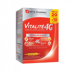 VITALITE 4G DYNAMISANT 30 AMPOULES FORTE PHARMA