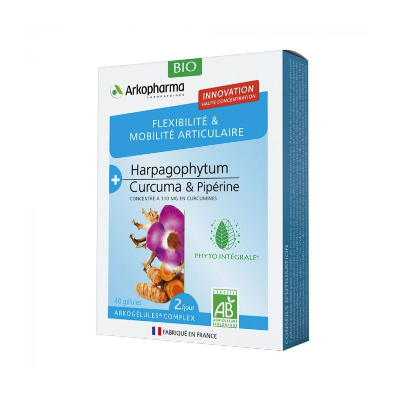 ARKOGÉLULES® COMPLEX BIO FLEXIBILITÉ MOBILITÉ ARTICULAIRE 40 GÉLULES ARKOPHARMA ARKOGÉLULES® COMPLEX BIO FLEXIBILITÉ MOBILITÉ ARTICULAIRE 40 GÉLULES ARKOPHARMA