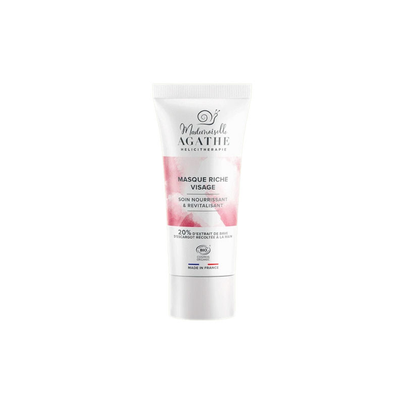 MASQUE RICHE VISAGE BIO 75ML MLLE AGATHE MASQUE RICHE VISAGE BIO 75ML MLLE AGATHE