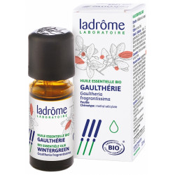 HUILE ESSENTIELLE GAULTHERIE ou WINTERGREEN BIO 10ML LADROME