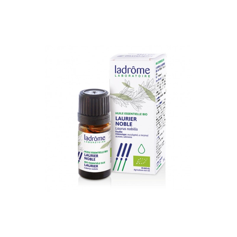 HUILE ESSENTIELLE LAURIER NOBLE BIO 5ML LADROME HUILE ESSENTIELLE LAURIER NOBLE BIO 5ML LADROME
