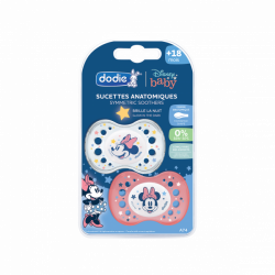 DODIE SUCETTES +6 MOIS COLLECTION MINNIE LOT DE 2 moins cher