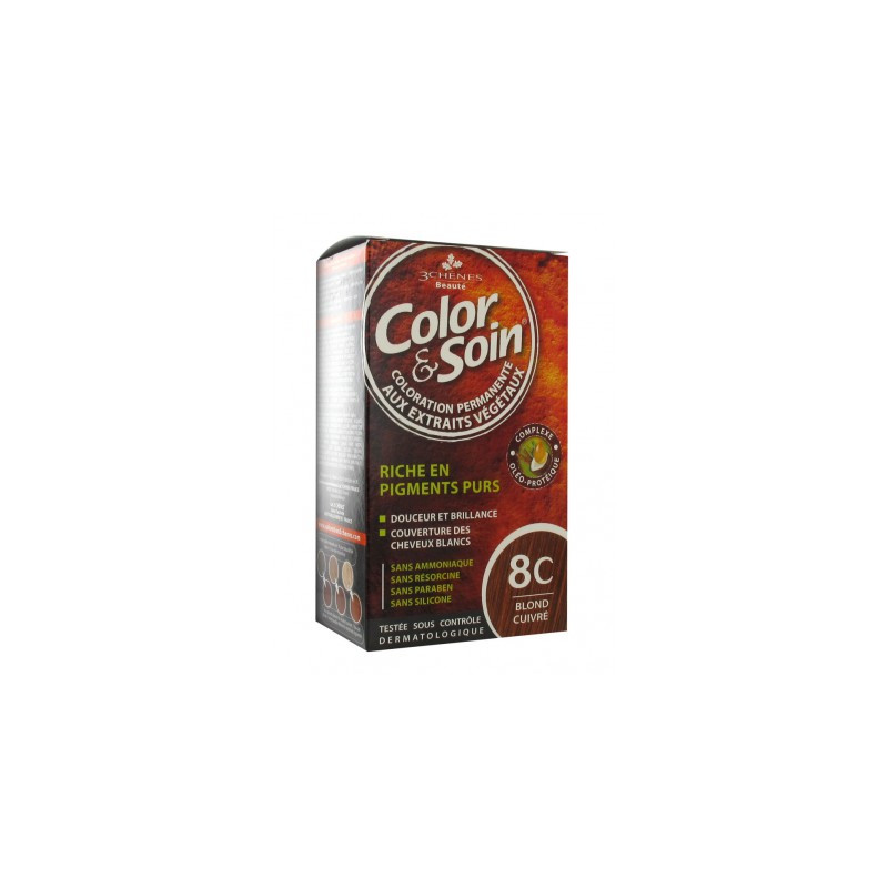 COLOR & SOIN BLOND CUIVRE LES 3 CHENES 8C