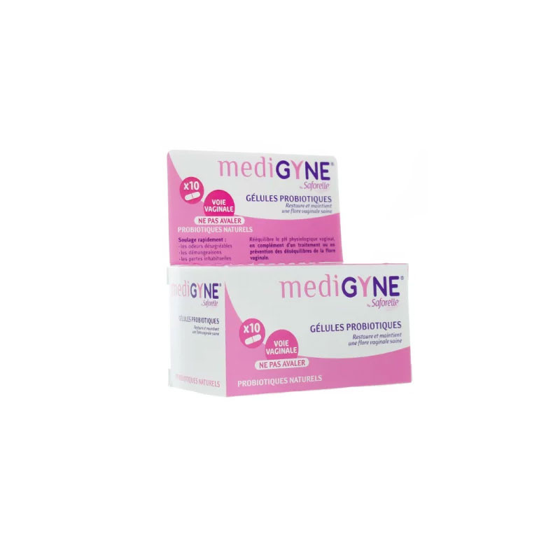 MEDIGYNE 10 GELULES PROBIOTIQUES SAFORELLE