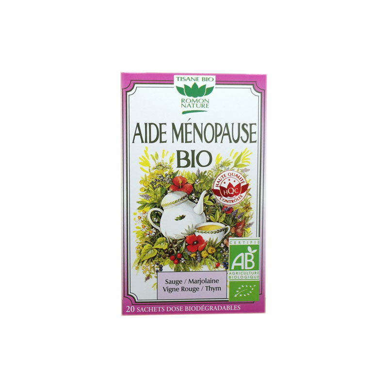 TISANE AIDE MENOPAUSE BIO 20 sachets ROMON NATURE