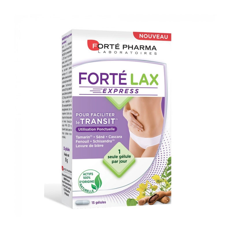 FORTE LAX  EXPRESS TRANSIT 15 GELULES FORTE PHARMA