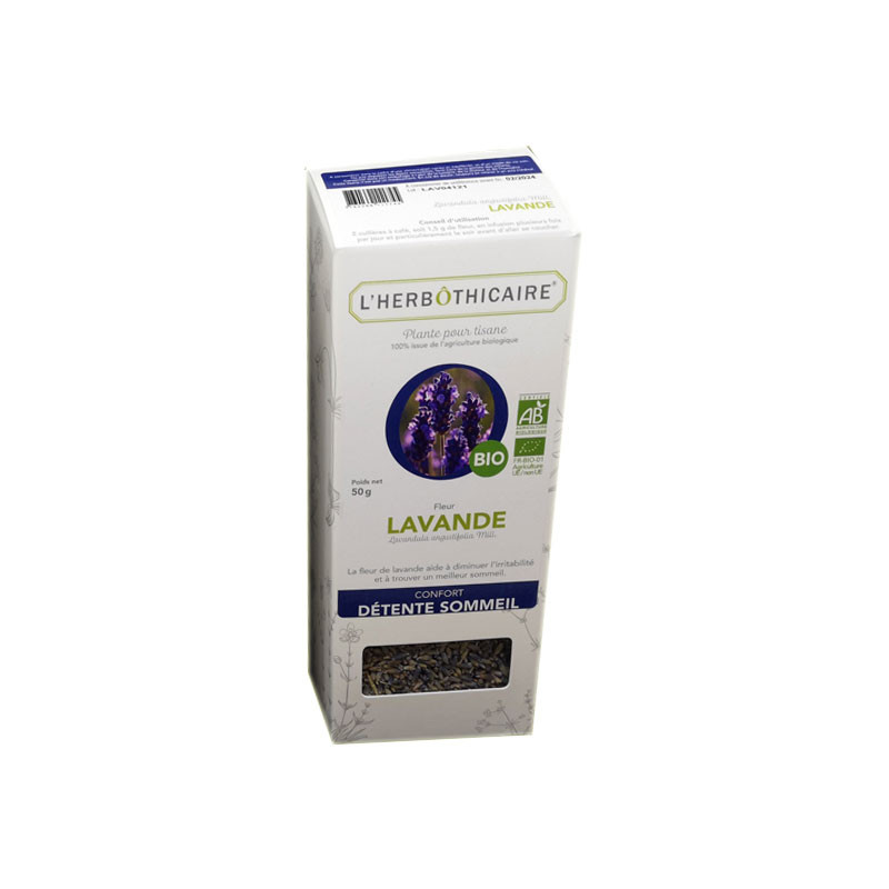 TISANE LAVANDE BIO 50G L HERBOTHICAIRE