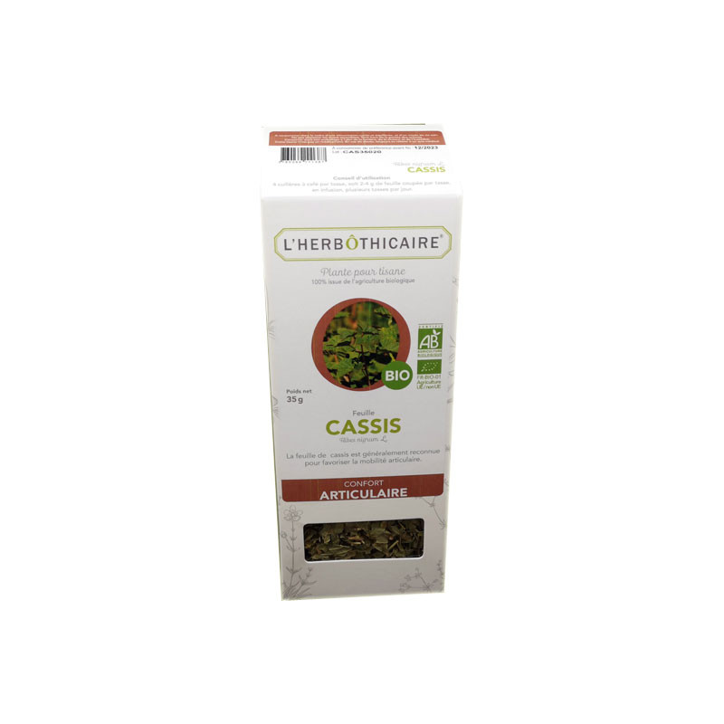 TISANE CASSIS BIO 35G L HERBOTHICAIRE