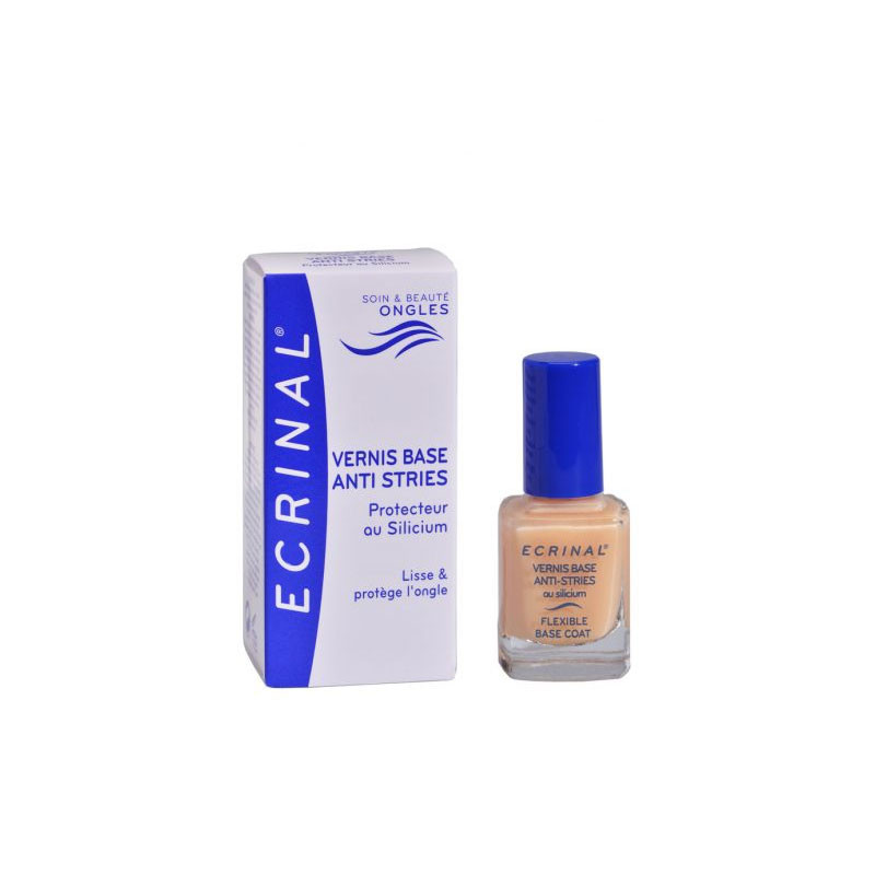 ECRINAL VERNIS BASE ANTI-STRIES ONGLES 10ml ASEPTA