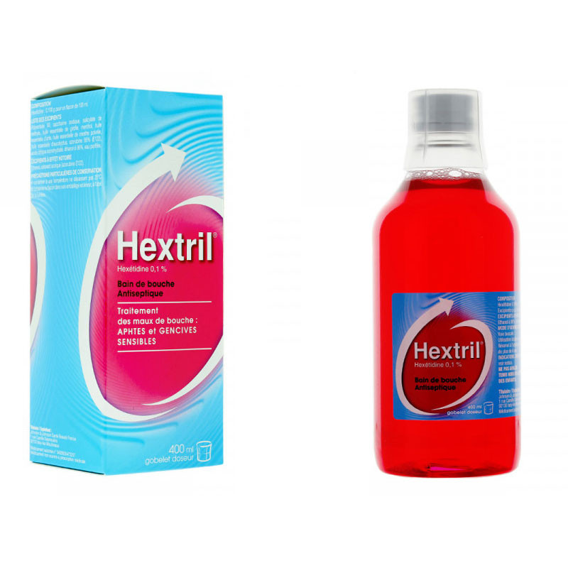 HEXTRIL BAIN DE BOUCHE ANTISEPTIQUE 400ML