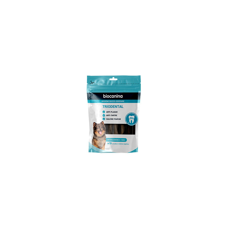 TRIODENTAL PETITS CHIENS 15 LAMELLES BIOCANINA TRIODENTAL PETITS CHIENS 15 LAMELLES BIOCANINA