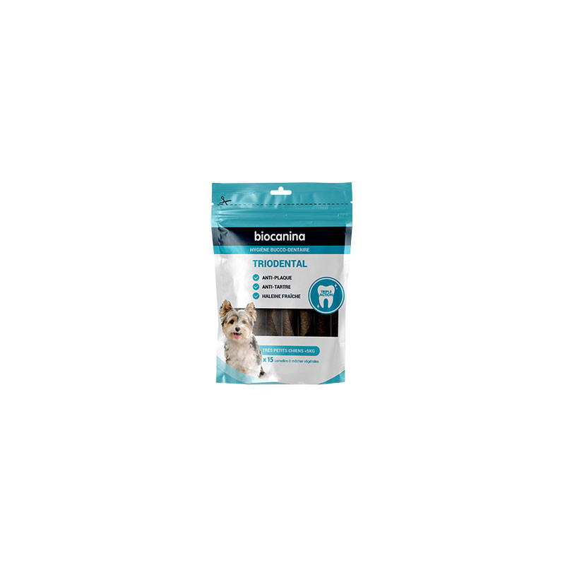 TRIODENTAL TRES PETITS CHIENS 15 LAMELLES BIOCANINA