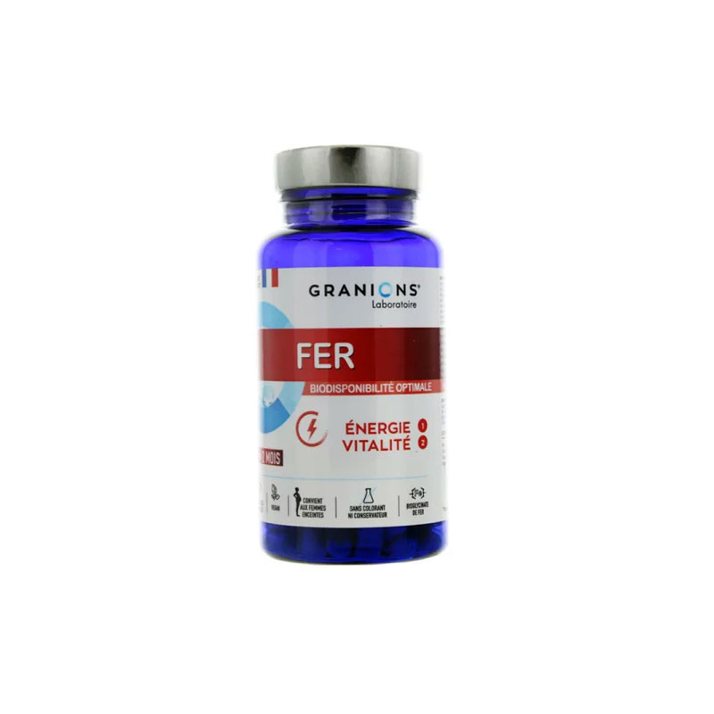 GRANIONS FER OLIGO ELEMENTS 60 GELULES GRANIONS FER OLIGO ELEMENTS 60 GELULES