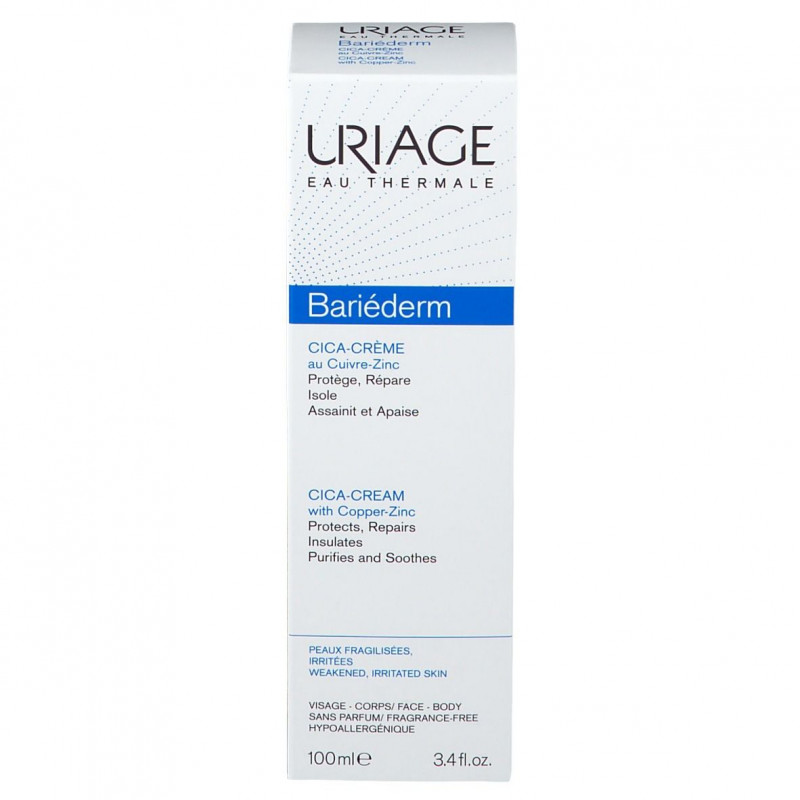 Cica крем Uriage. Uriage Барьедерм восст.ЦИКА кр.100мл. Урьяж cu ZN. Cica Bariederm Cream от Uriage. Bariederm cica крем