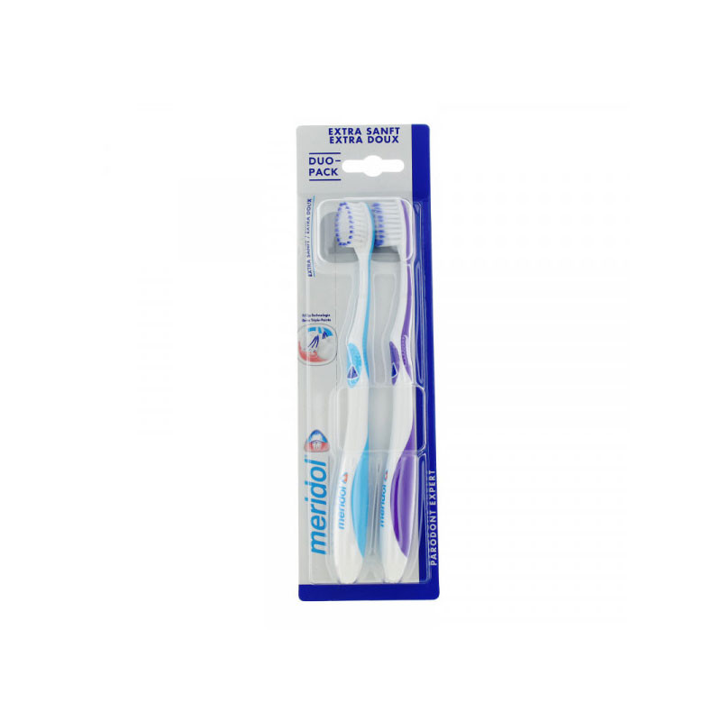 BROSSE A DENTS EXTRA DOUX DUO PACK MERIDOL