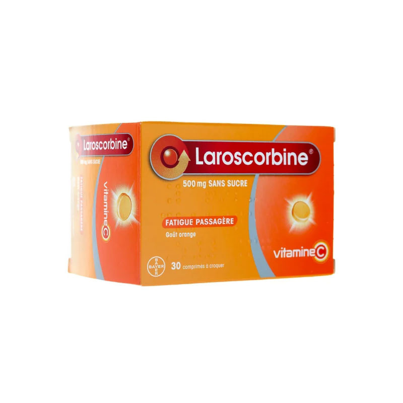 LAROSCORBINE 500mg 30 COMPRIMES SANS SUCRE BAYER