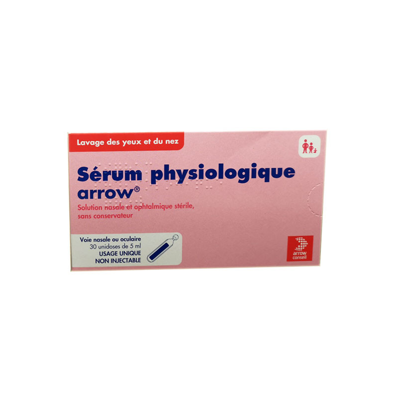 SERUM PHYSIOLOGIQUE 30 UNIDOSES 5ML ARROW