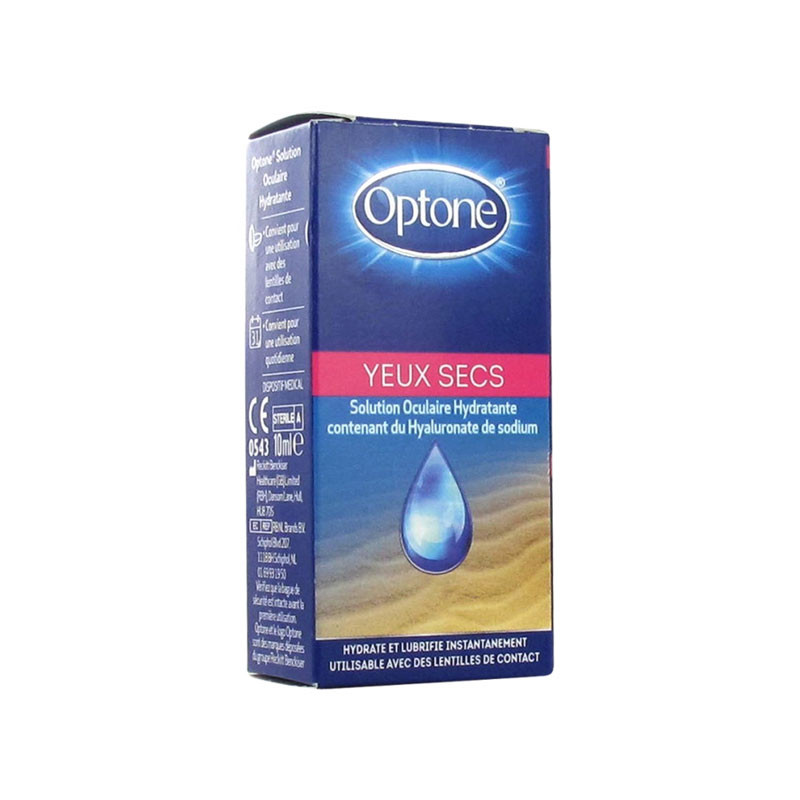 SOLUTION OCULAIRE HYDRATANTE YEUX SECS OPTONE