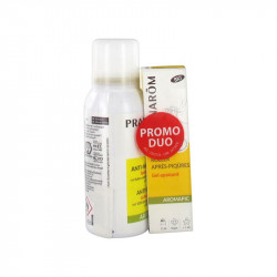 AROMAPIC BIO DUO SPRAY CORPOREL ANTI MOUSTIQUE 75ML + ROLLER APRES PIQÛRES GEL APAISANT 15ML PRANAROM