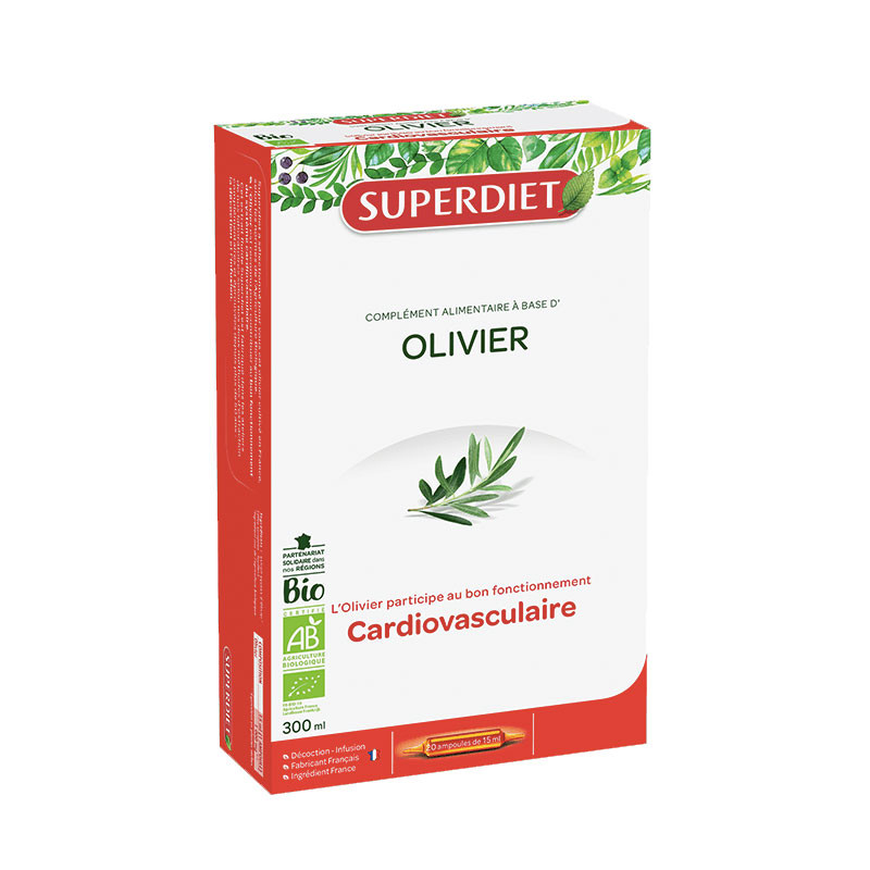 CARDIOVASCULAIRE OLIVIER BIO 20 AMPOULES SUPERDIET