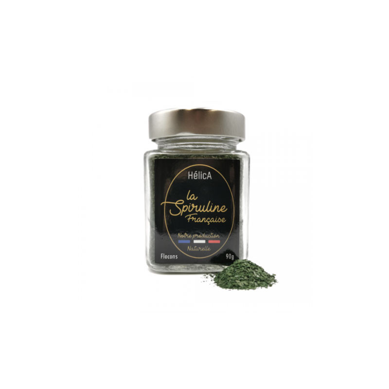 SPIRULINE FRANCAISE FLOCONS 90G HELICA