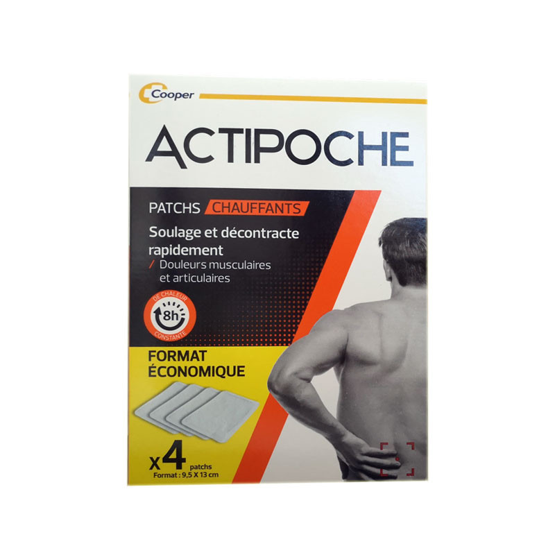 ACTIPOCHE PATCHS CHAUFFANTS X4 COOPER ACTIPOCHE PATCHS CHAUFFANTS X4 COOPER